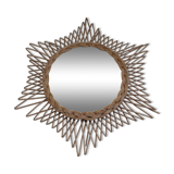Wicker mirror 52cm