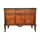 Dresser period Transition to double jump in noble wood marquetry around 1750