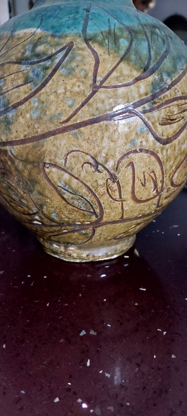 Brocca smaltata Seminara Calabria Paolo Condurso firmata