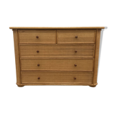 Vintage wicker sideboard, 1970s