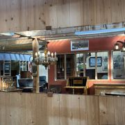 Long miroir moderne