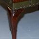 Georgian Gothic Revival Chesterfield armchair in leather, circa 1800.