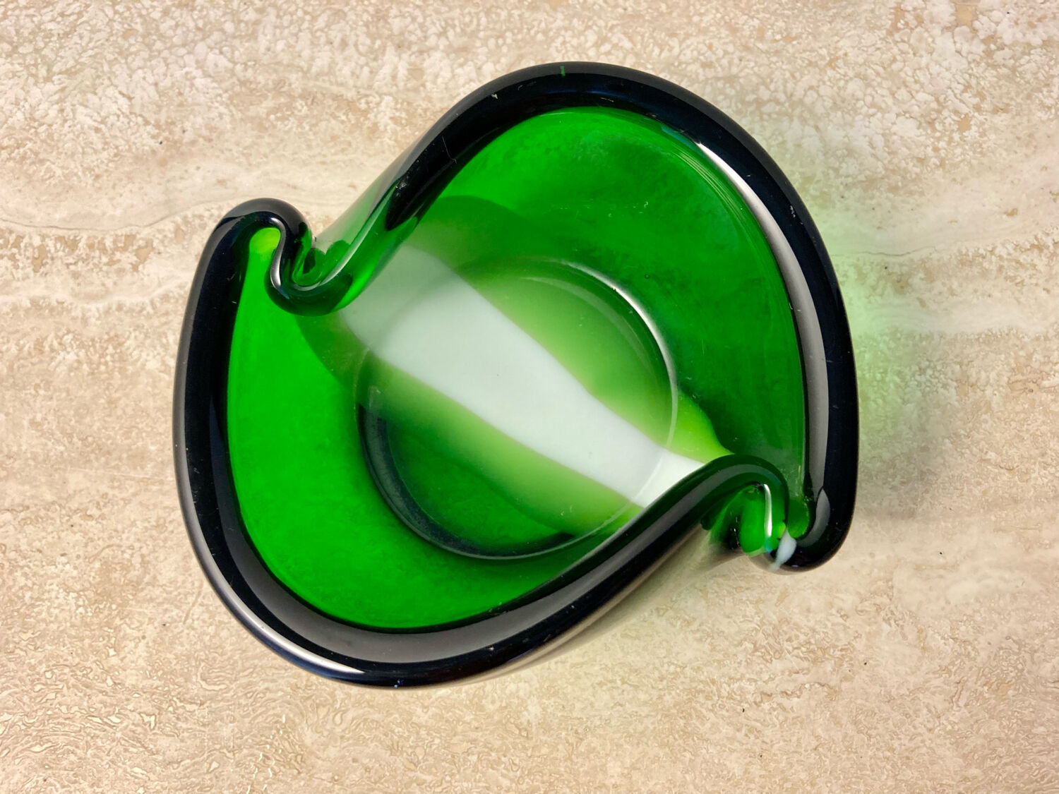 Cendrier en verre années 50/60