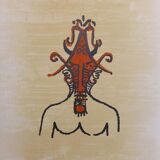 Wifredo LAM, El ultimo viaje del buque fantasma - 8, 1976. Original lithograph signed