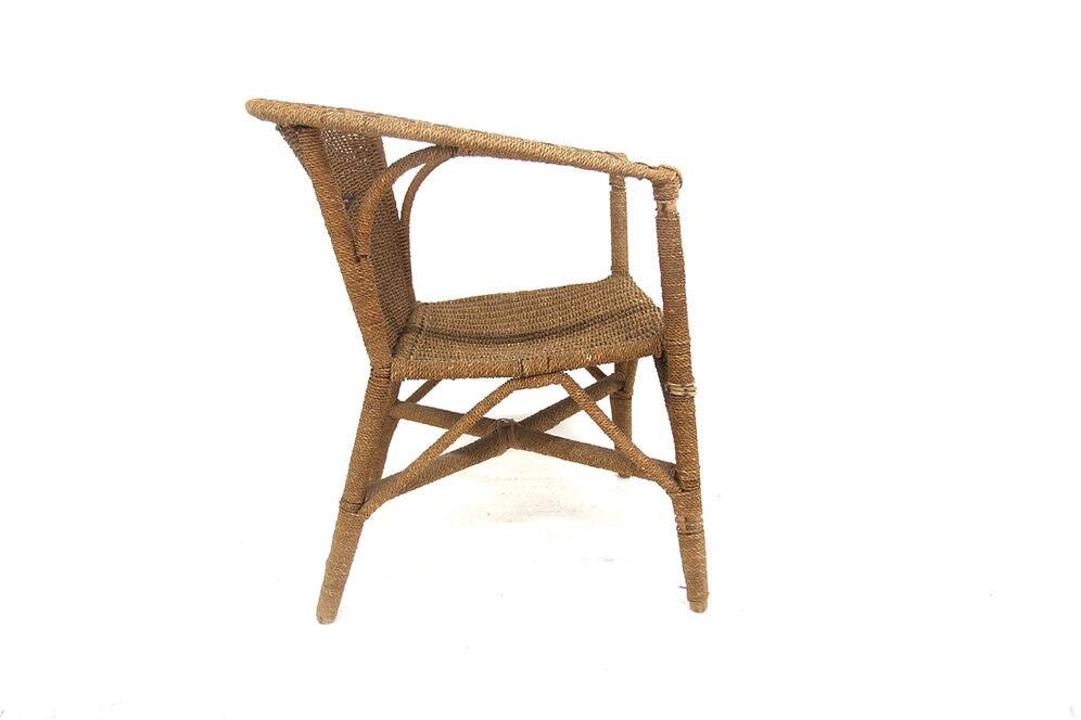 Vintage rattan armchair, Sweden, 1950