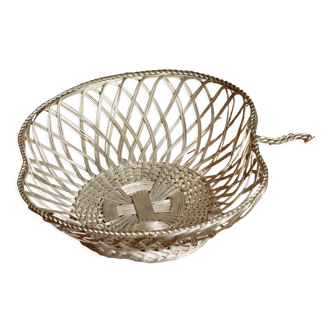 Braided metal basket