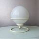 Vintage light bulb lamp on metal support 1980