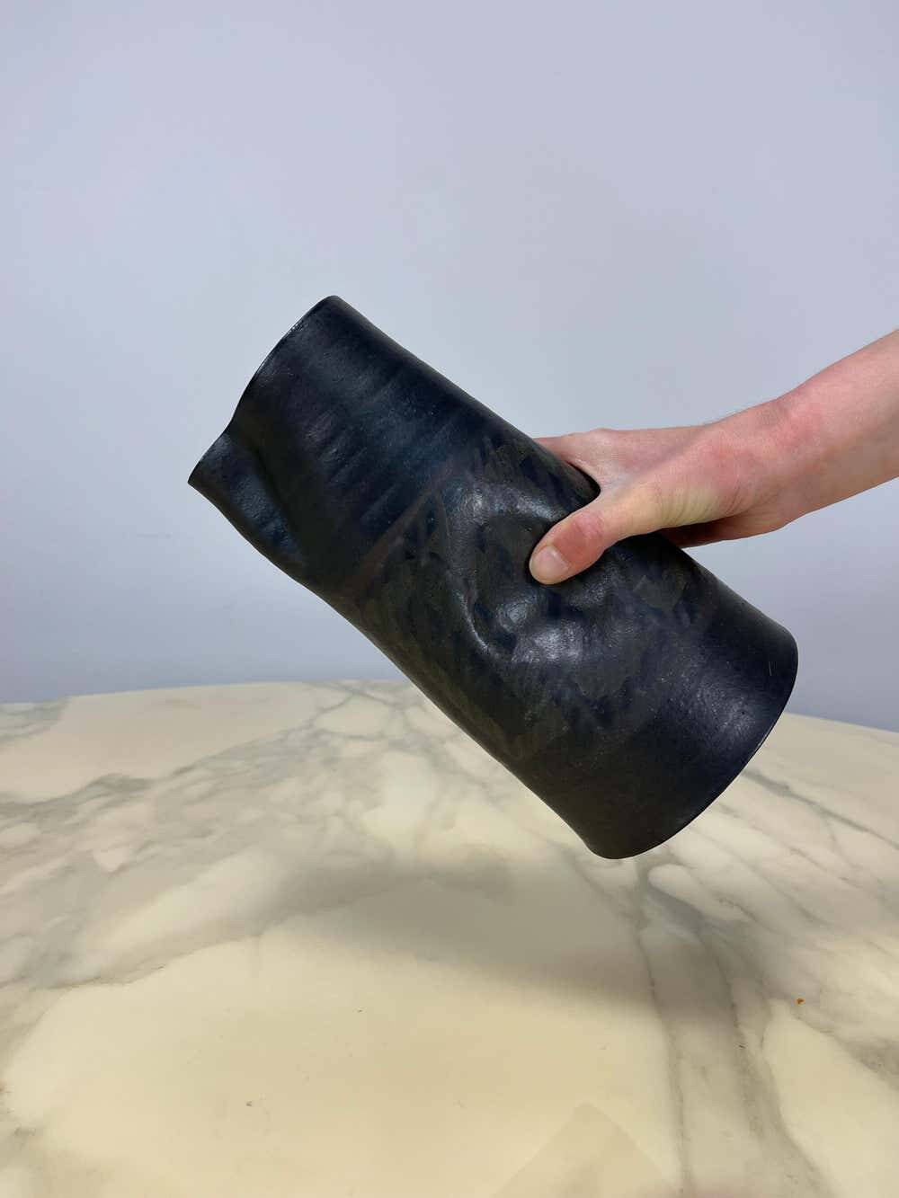 Jug / vase in ceramic by Alessio Tasca, Italy, 1960s