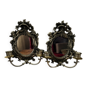 Rare Paire d’appliques - aux