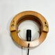 Vintage design wall light in pine and plexiglass, 1970s