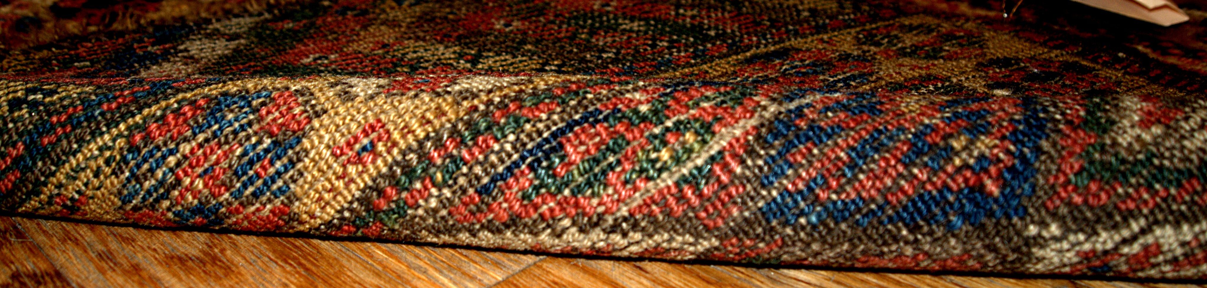 61cm x 61cm Kyrdish Persian carpet 1880 s