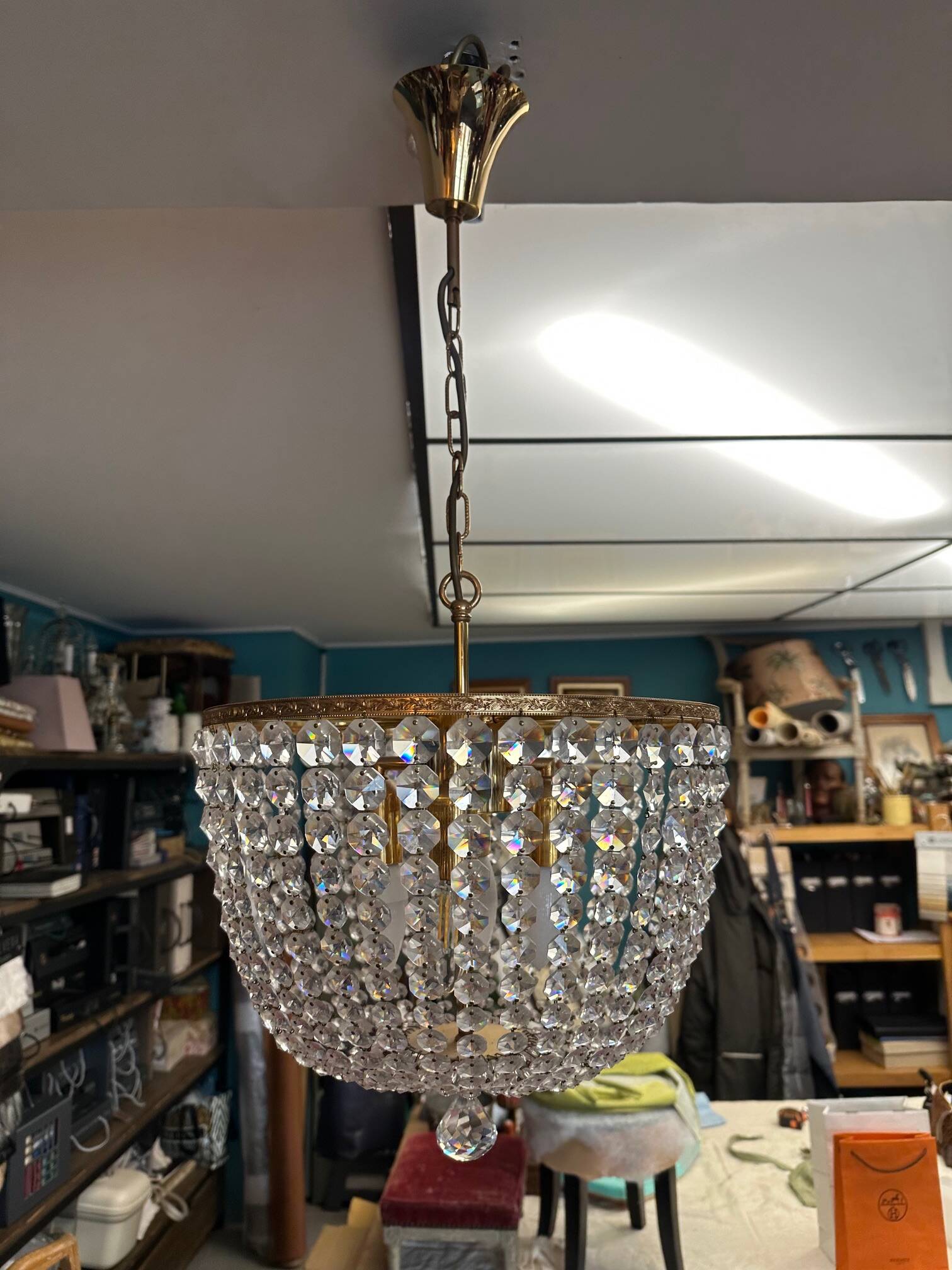 Chandelier with pendants