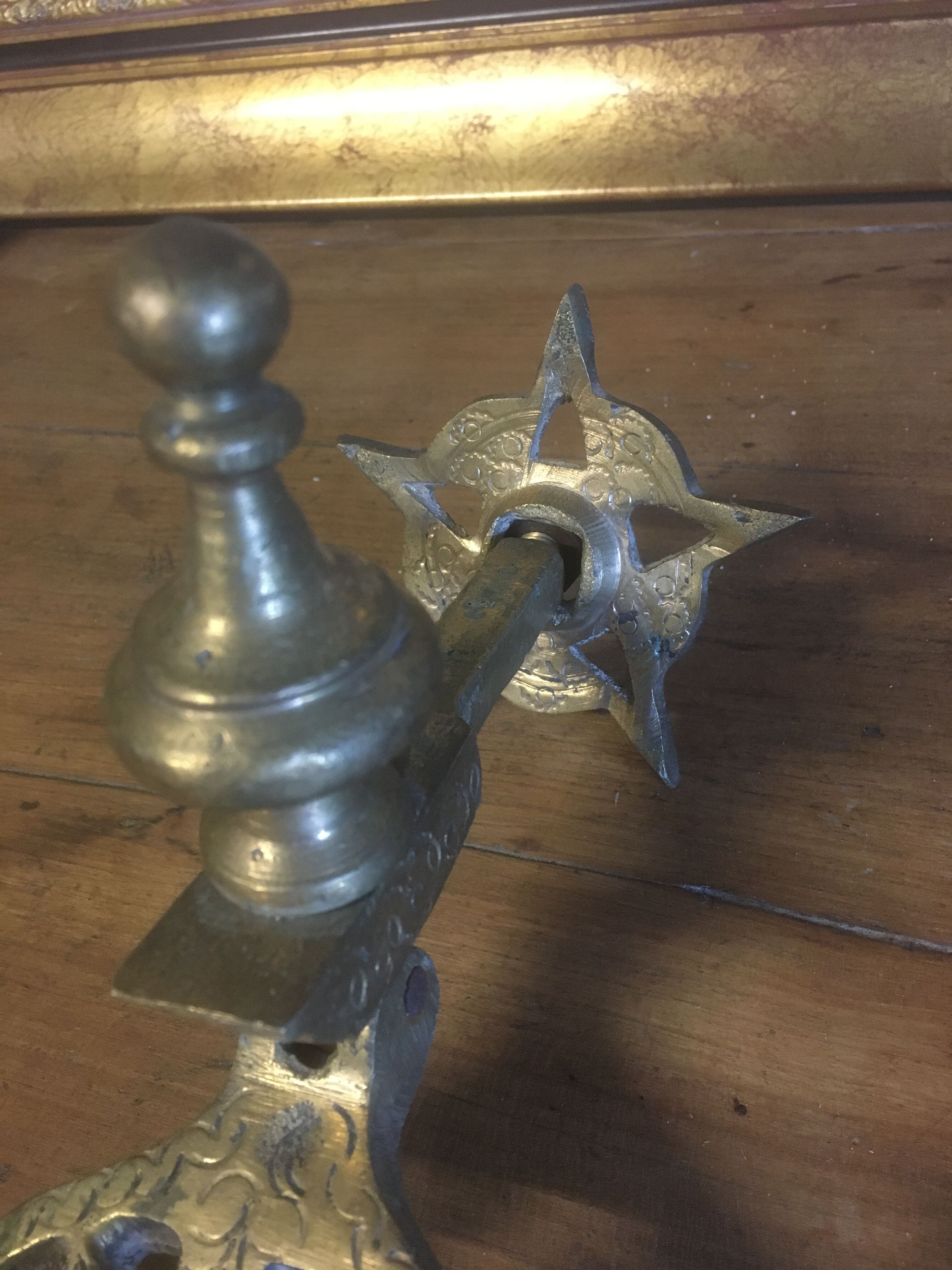Brass door knocker