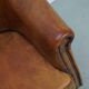 Vintage Dutch Club Chair in Cognac Leather