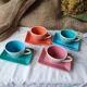 Set of 4 vintage lbvyr cups & saucers – 1970s