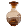 Carafe en verre topaze ambré Art Déco