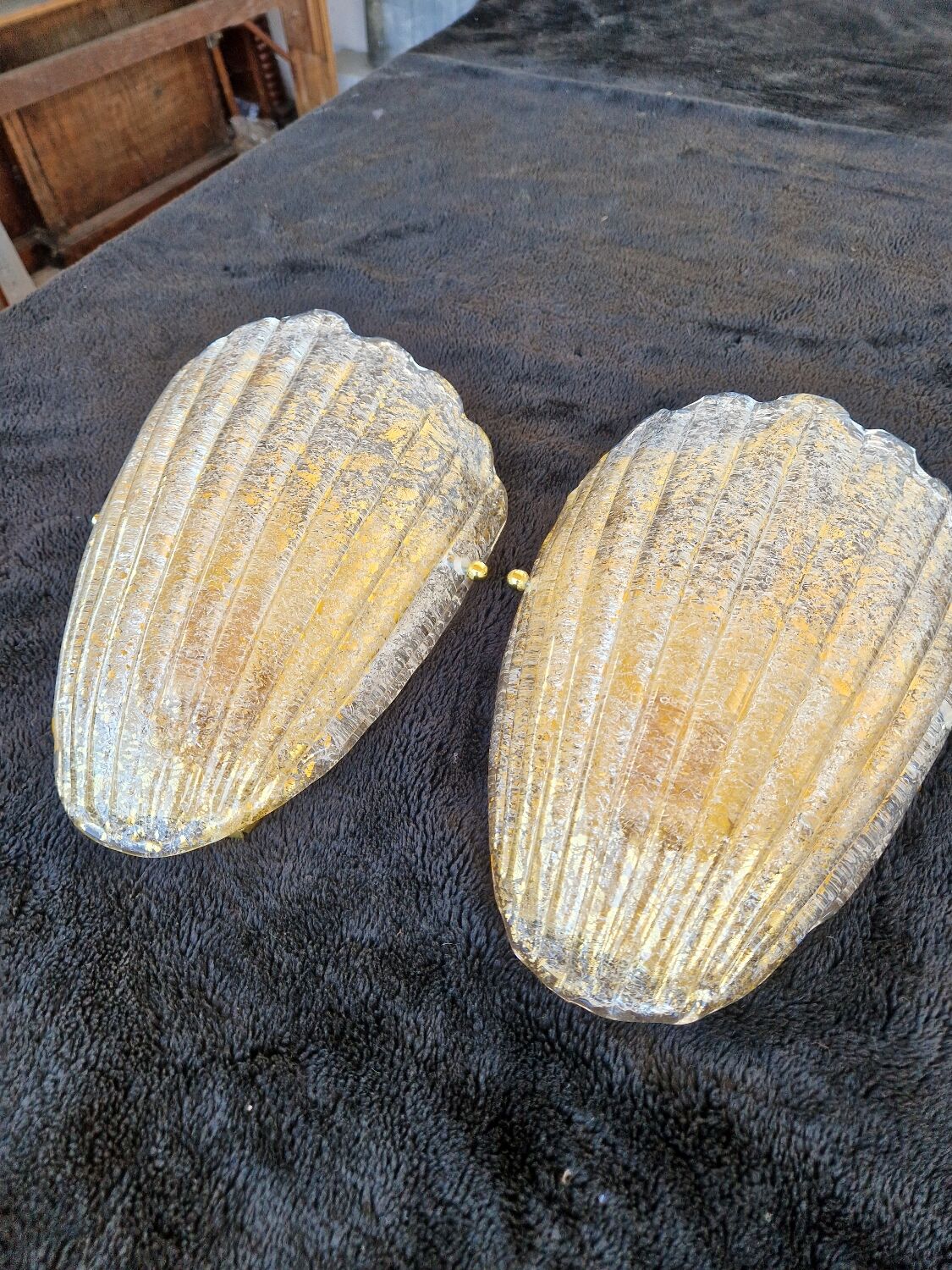 Pair of wall sconces from Murano