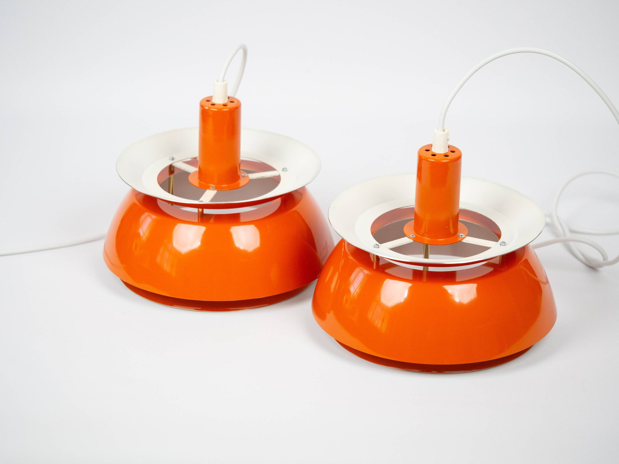 Paire de 2 lampes vintage du Nevada par Vitrika, années 1980.