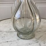 Liquor decanter with molded glass compartments early XXth
