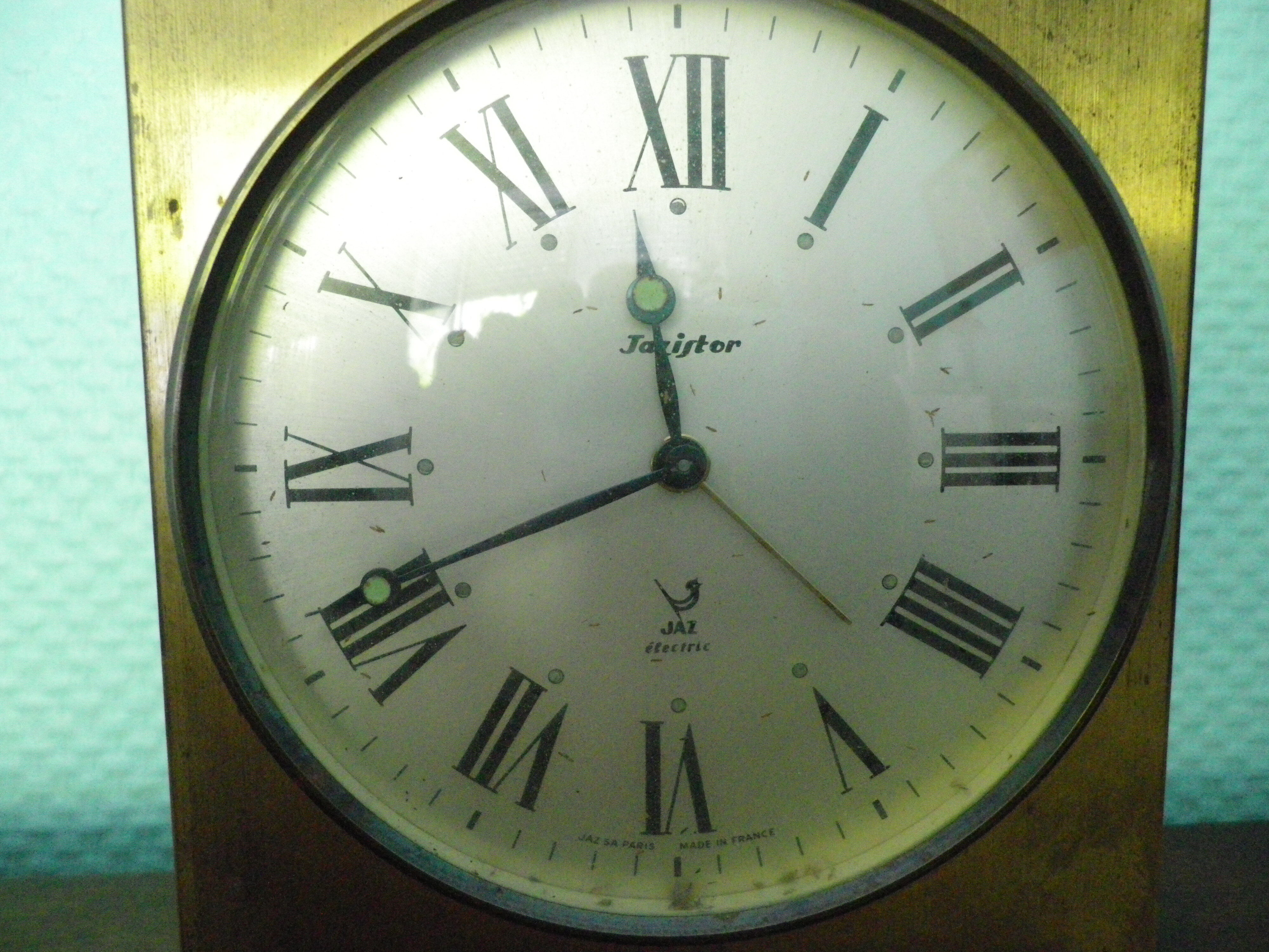 Pendulum officer Jaz Paris decoration, brass