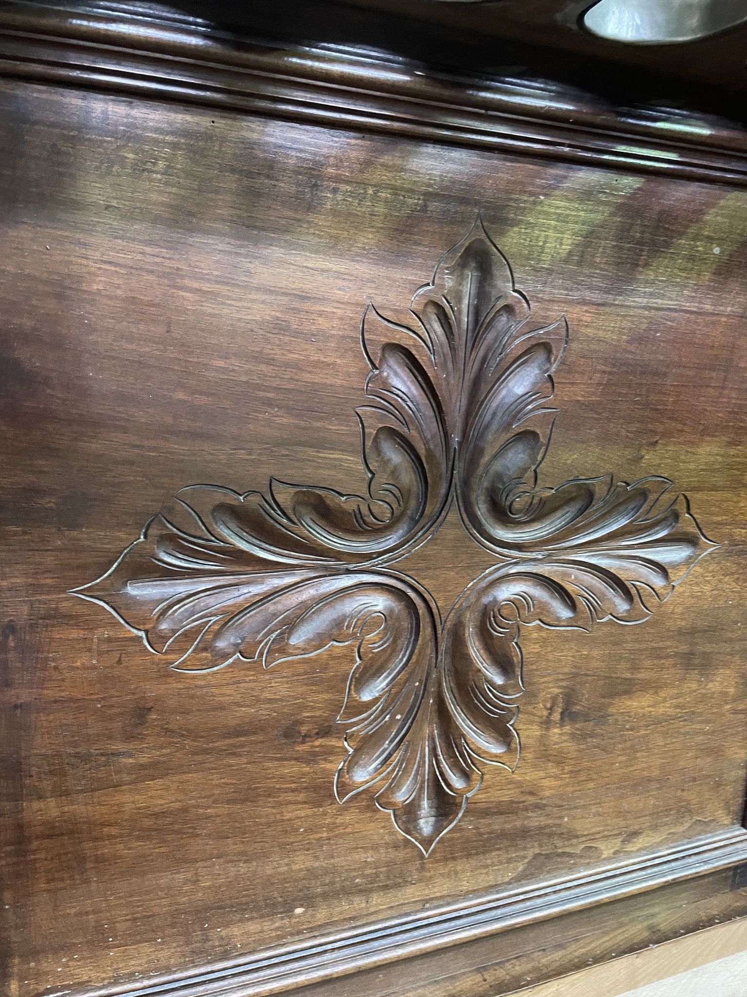 Walnut wardrobe Napoleon III style