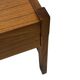 Vintage low sideboard with drawers 70's walnut veneer design