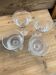 Set de 4 verres à pied vintage pour vin ou liqueur