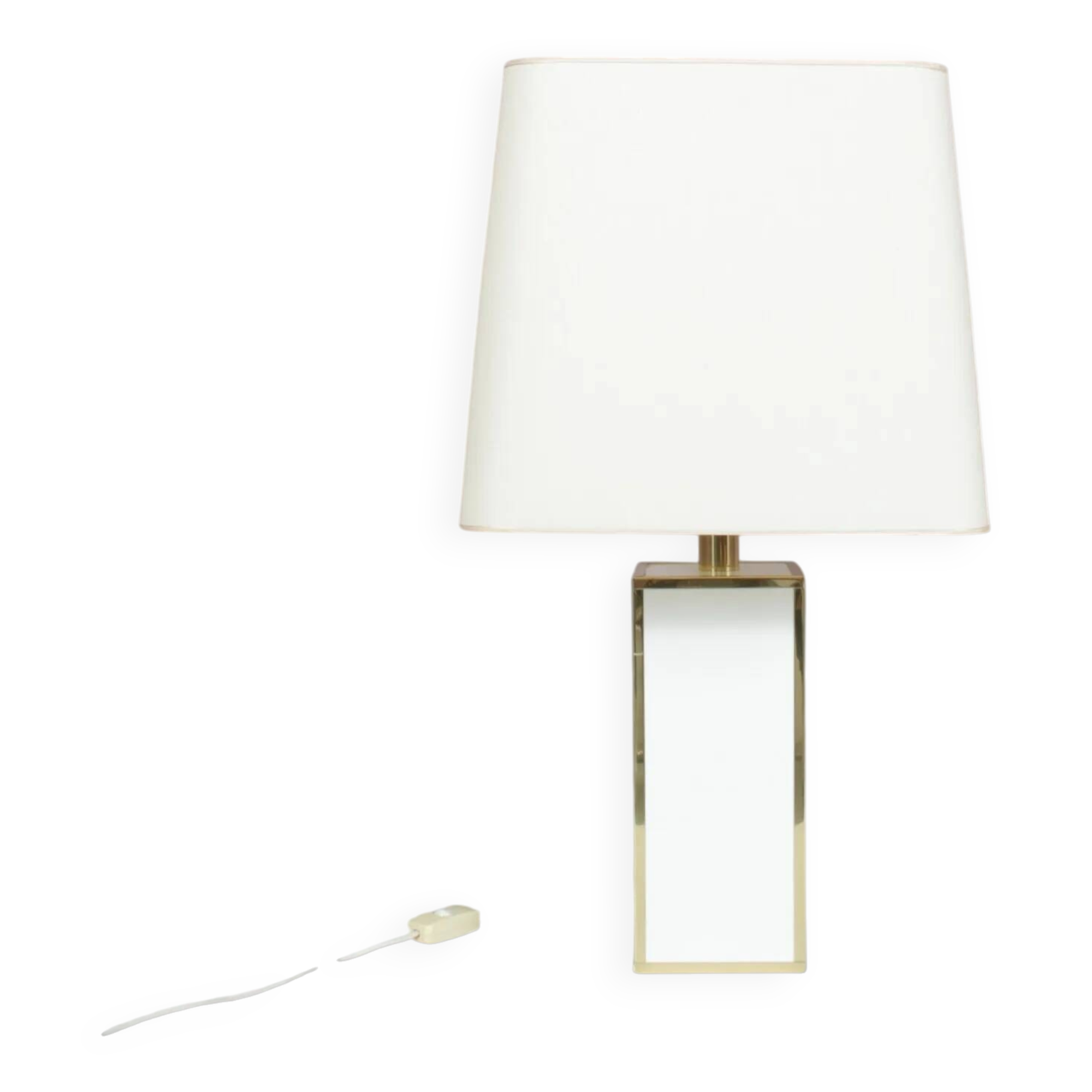 Lampe de table élégante des années 1980, provenant de Belgique