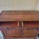 Antique solid wood sideboard – 2 drawers, 2 doors – natural patina