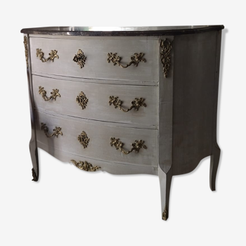 Commode patinée style Louis XV