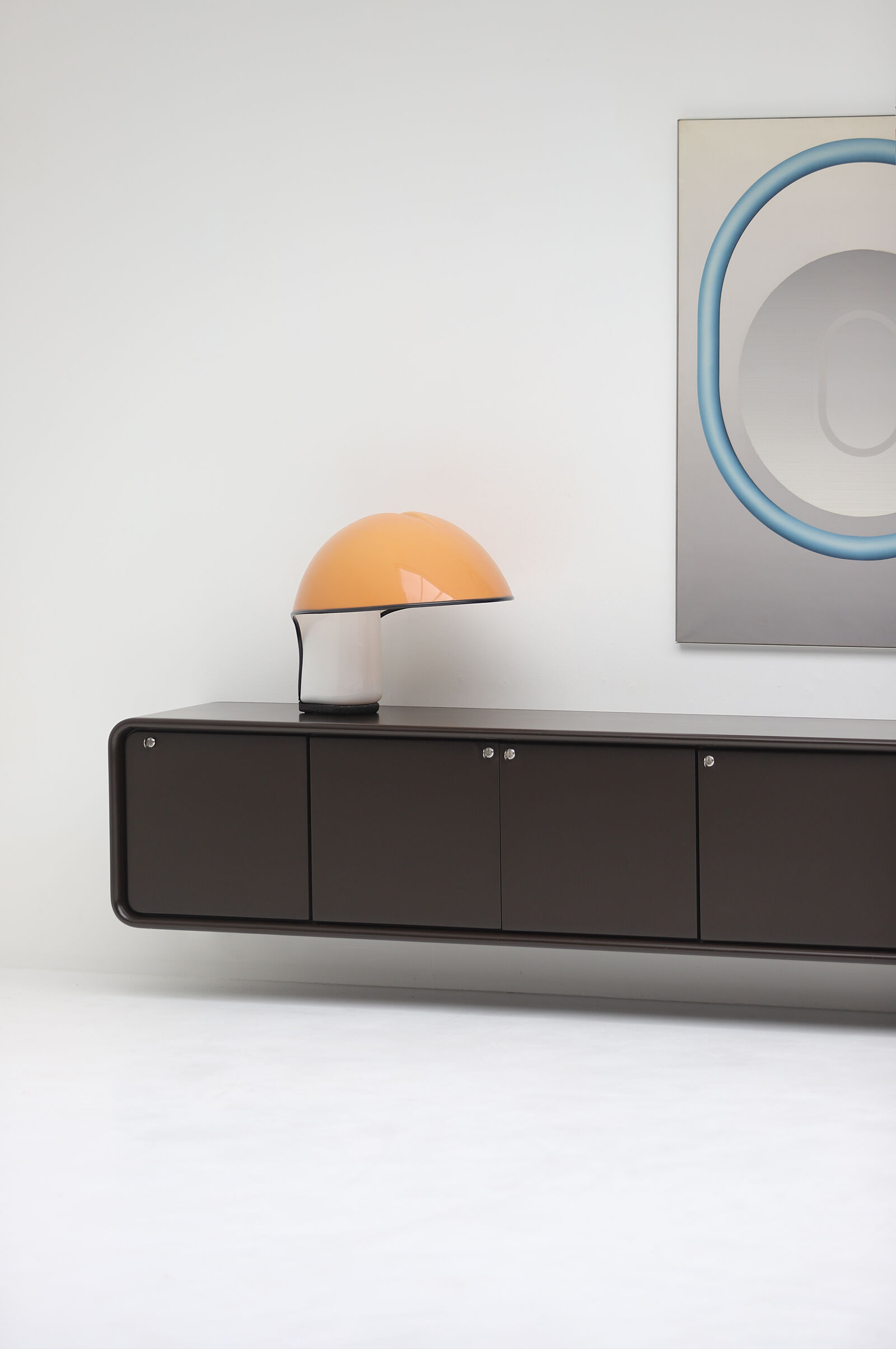 Janda floating sideboard designed by Ghent by designer frank de clercq 1972