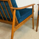 a pair of Scandinavian armchairs in teak from the 1960s