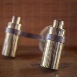 Vintage bronze wall lamp