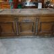 17th-century carved oak antique chest