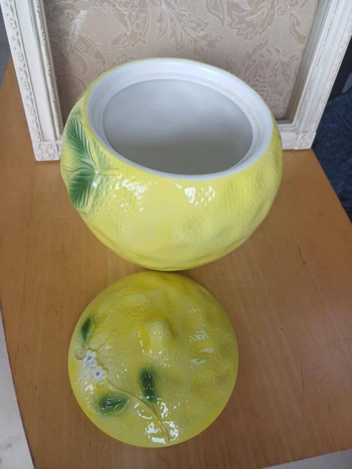 Vintage lemon candy box