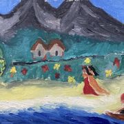 Tahiti painting 1965