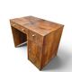 Art Deco desk in walnut veneer, 1930s-1940s.