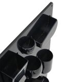 Wall organiser plateau Uten.Silo black by Dorothee Maurer Becker for Design M, 1960s