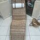 Karlskrona Karl Malwall chaise longue en rotin
