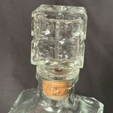 Vintage square whisky decanter square cap