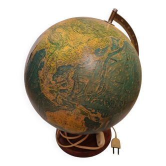Globe terrestre lumineux 1970
