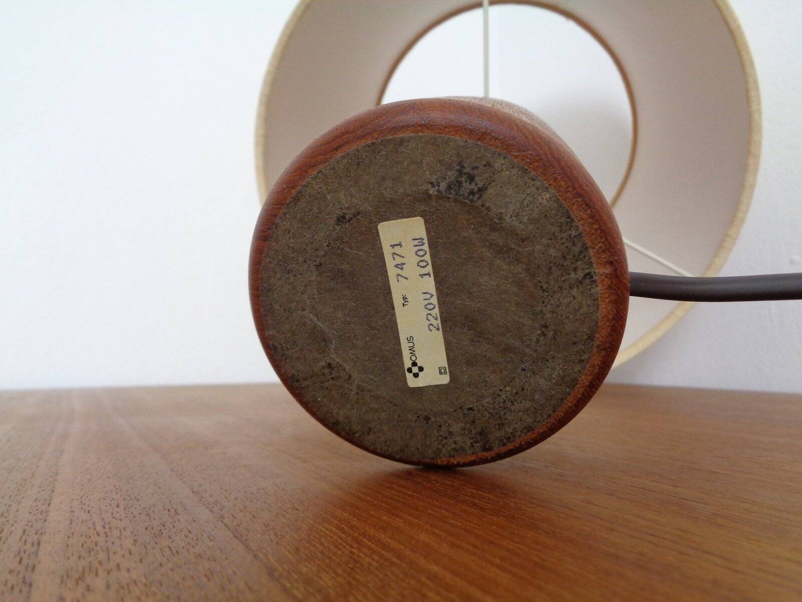 Teak Table Lamp from Domus, 1960s