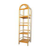 Etagère vintage en rotin