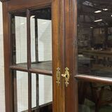 English mahogany display case from the late 19th century