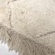 Berber carpet Beni Ouarain new ecru with engraved ecrus patterns 2,15x1.52m