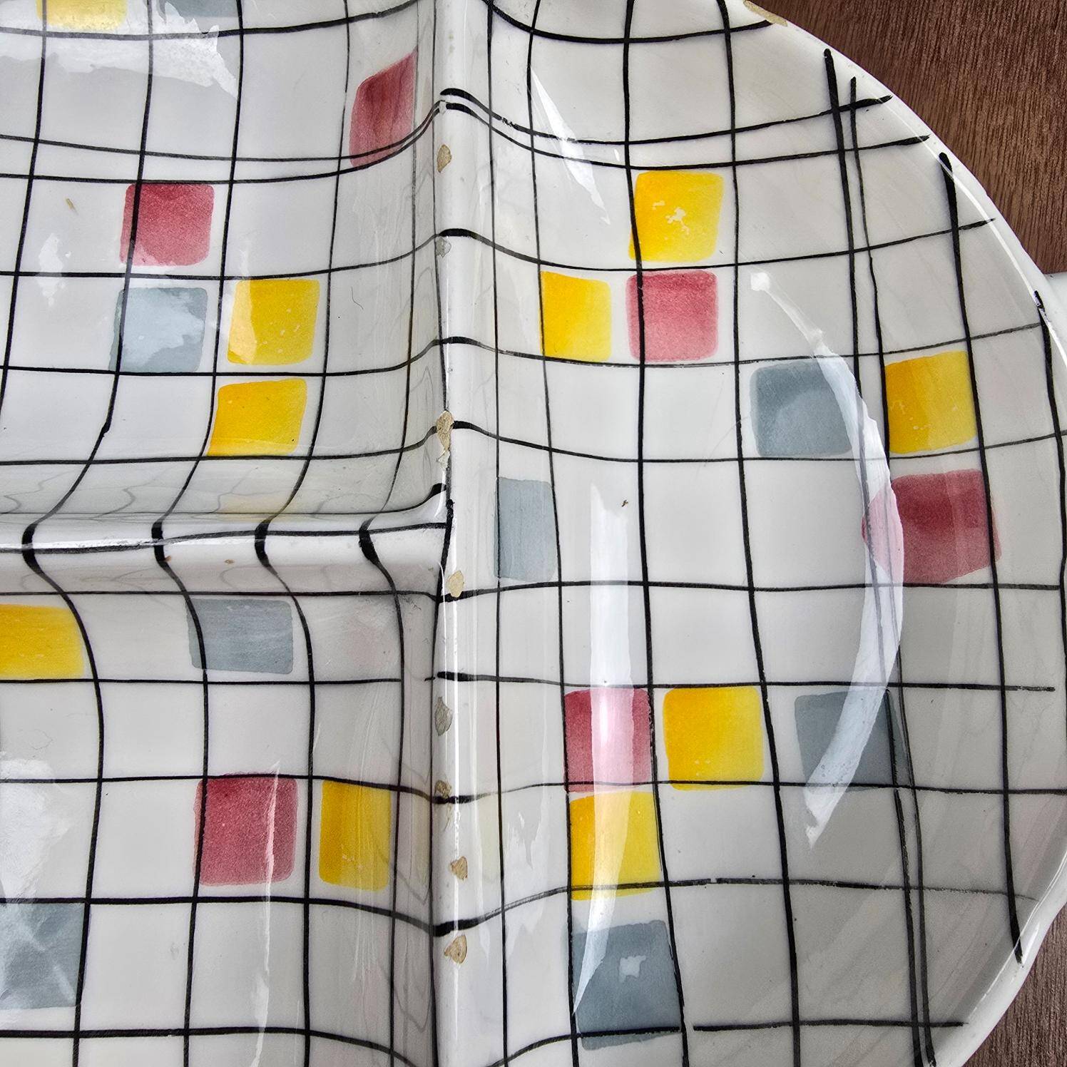 Divided plate – Schramberg – Ollo decor – 1950s