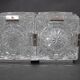 Pair of mid-century Czech glass wall lights by Kamenický Šenov