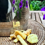 Silver metal champagne bucket
