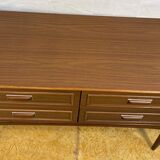Mid-Century Retro Vintage Sideboard by Europa Furniture 1960  Four Drawers