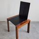 Set of 4 Mid Century dining chairs in rosewood style Afra and Tobia Scarpa.
